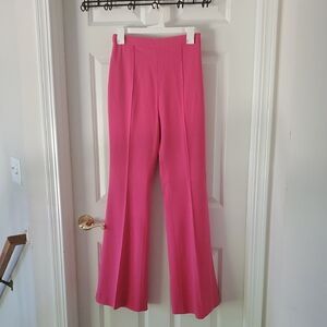 NADINE MERABI Vibrant Pink Flare Pants Size S